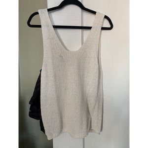 Madewell Monterey Cream Sweater Tank